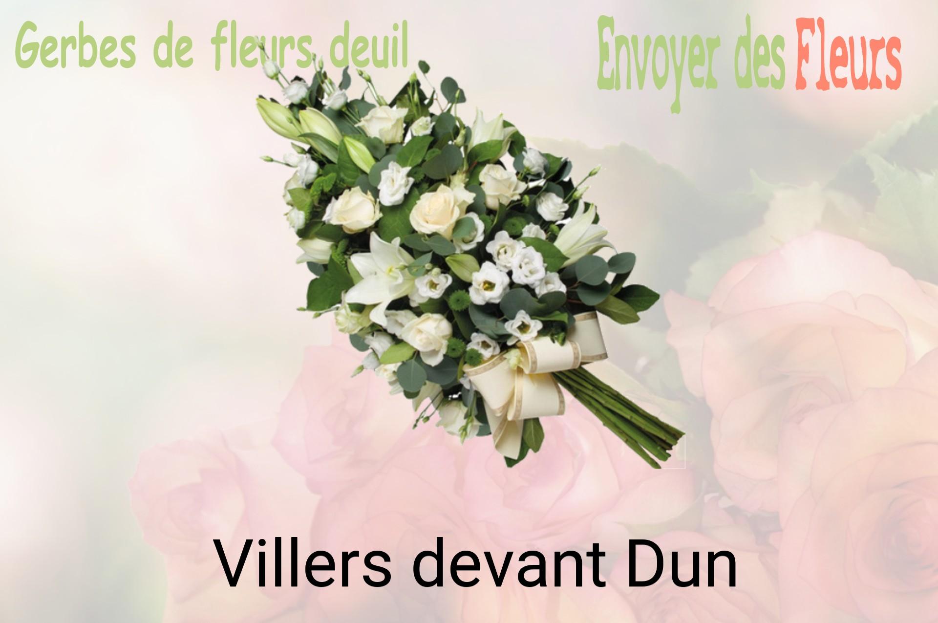 Gerbe de fleurs de deuil livrée à Villers-devant-Dun